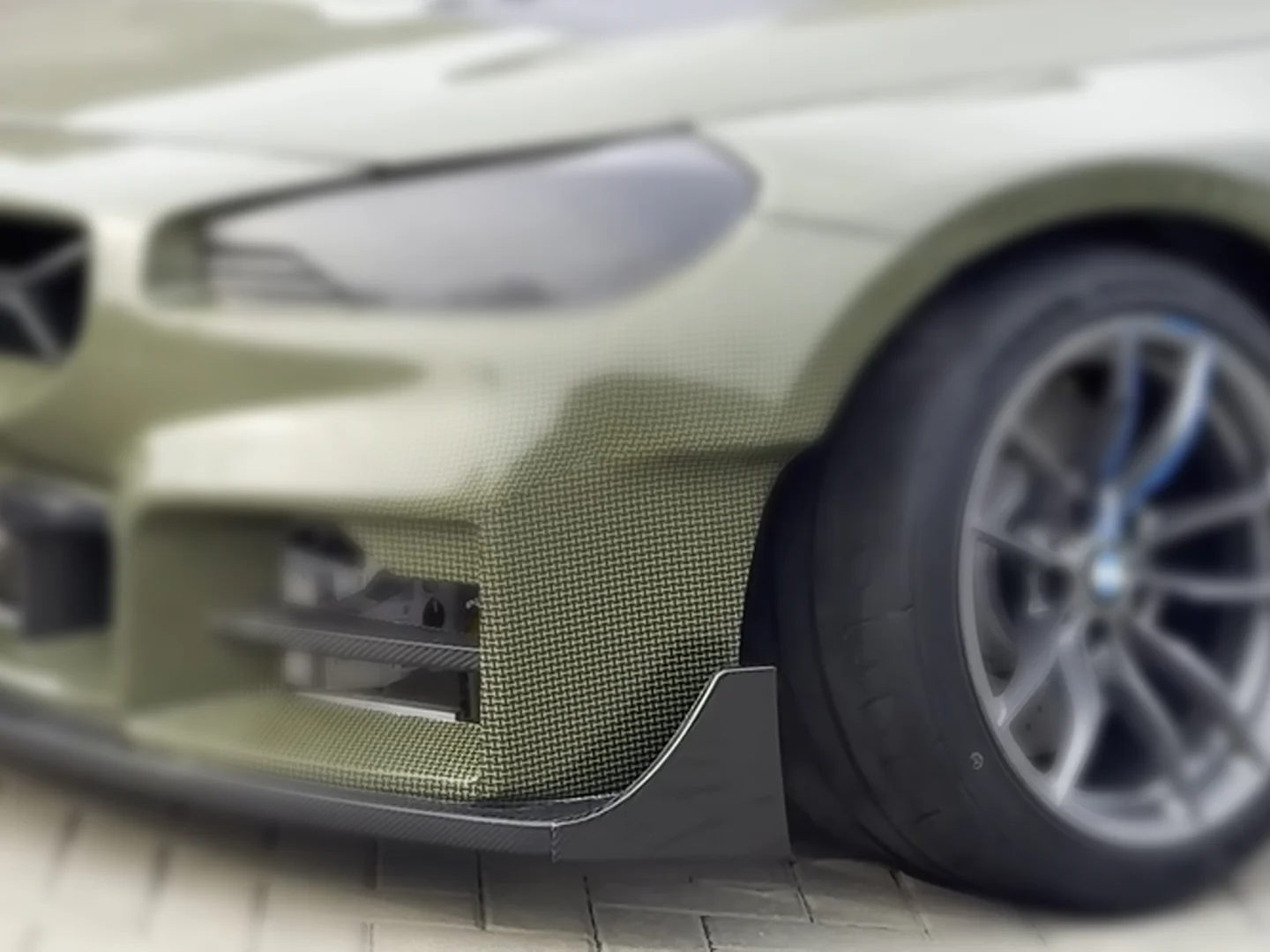 Front bumper Right sill plate , G87 M2 thumbnail 4